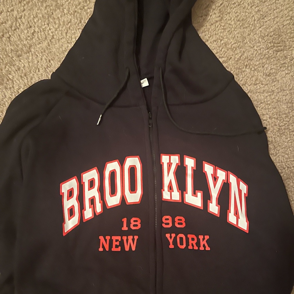 Brooklyn New York Black Hoodie